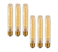 JrEam Lampe rétro T185 40W E27, Ampoule décorative à intensité Variable, Ampoule Vintage(4pcs)