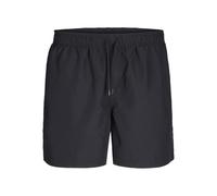 Jrebhawaii Short de Bain uni, Noir, L