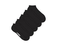 JREBREBEL LOGO Lot de 5 paires de chaussettes courtes, Noir/Pack : W. Black, taille unique