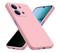 jrester Coque pour Xiaomi Redmi 15C 4G/5G/Poco C85 EU Version（Pas pour Global Version）, Rose Rigide en PC et Souple TPU Silicone Housse Étui pour Redmi 15C 4G