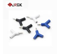 JRGK 1 do 2 adapter przewodu Audio 3.5mm interfejs do g?o?ników s?uchawki komputerowe mp3/mp4 aparat multimedialny