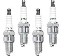 JRISBO Bougie Tondeuse pour NGK BPR6ES BPR7ES, Torch F6RTC F7RTC, Champion RN9YC et Plus, Compatible avec Honda GCV160 GX120 - GX390 Tondeuse à Gazon F7TC Bougie d'Allumage