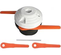 JRISBO Polycut 6-2 Tête pout STIHL FS38 FSA60R FSA86R FS40 FS50 Débroussailleuse, Tete Faucheuse FSA 60 R Coupe Bordure FS 38 Tête Debroussailleuse Accessoires, avec 4 Lames (1 PACK)