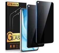 Jrkvniv Verre Trempé pour Xiaomi 11 Lite 5G NE/Mi 11 Lite 4G/5G Anti Espion,Anti Spy Dureté 9H Vitre Film Protection écran Anti-Rayures Sans Bulles Privacy Transparent HD Protecteur,2 Pièces