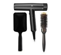 JRL Diamant Tondeuse à Cheveux Professionnelle Barbier Tondeuse Sèche-Cheveux Vortice Kit Coiffeur Noir Professionnel Barbier Accessoires (Forte Pro 2020H Combo Kit - Noir)