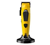 JRL Diamante Professional Clipper & Tondeuse Combo - Tondeuse professionnelle et tondeuse de contours, moteur sans balais, lames de précision, sans fil, kit de barbier et coiffeur (Diamante-C-jaune-2)