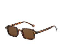 JRLLFD Lunettes de soleil rectangulaires pour femmes, verres dégradés, verres UV400 (3)