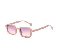 JRLLFD Lunettes de soleil rectangulaires pour femmes, verres dégradés, verres UV400 (5)