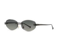 JRPAJK Lunettes de soleil sans monture pour femme style luxe protection UV400 forme diamant idéales pour les petits visages ovales.