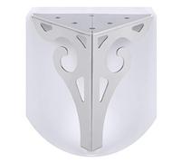 JRPT Furniture legs 4Piece,Pieds de meubles 1,8 Mm D'Épaisseur En Acier Inoxydable,Pieds De canapé darmoire Artisanat Creux Avec Vis Économiser De L'Espace/argent / 20cm