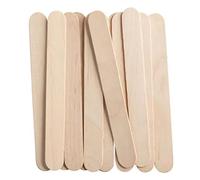 Jrpzcv [100 Unités Bâtonnets de Popsicle Polyvalents en Bois de 3,6 Pouces, Artisanat, Crème Glacée, Cire, Épilation à la Cire, Bâtons de Bois Abaisse-Langue Faciles à Utiliser