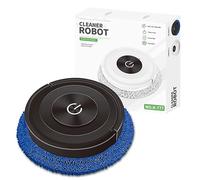 Jrpzcv Robot de Vadrouille Tactile Silencieux Balayant la Machine de Nettoyage Tout-en-Un Humide et Sec Meilleures Performances (Noir + Bleu)