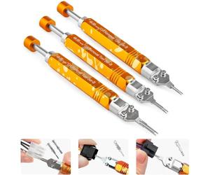 JRready Kit d’outils de déverrouillage Mini-Fit Jr 3 pièces, pour Molex Micro Fit, outil de débosselage pour réparation informatique, kit d’outils de déconnexion pour terminaux Molex MX3.0 mâle