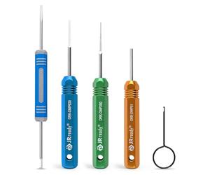JRready ST5211-05 5PCS Kit D'outils De Déverrouillage For Weather-Pack Metri-Pack Série Connecteurs Trminals Allemand DT DTM DTV DRB DRCP And Strike Série Connecteurs Trminals Tool Kit