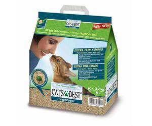 JRS Cat's Best Green Power - 8L - litière pour chats agglomérante - 100 % biodégradable
