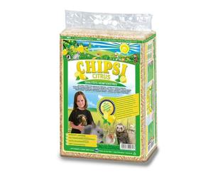 JRS Chipsi Citrus Multi - 60L - liière à base de sciure de bois tendre et parfum citron