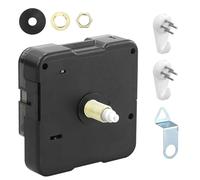 JRSHIRLEYLTD 1 mouvement à quartz pour horloge murale silencieux, super silencieux pour horloge murale, tige longue et tige courte 8/13/18,5/20/22 mm, mécanisme de rechange de mouvement à faire