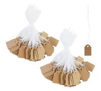 JRSHIRLEYLTD Étiquette de prix Mii 200c avec cordon élastique 25x15mm, petite étiquette de prix pour bijoux, 200c