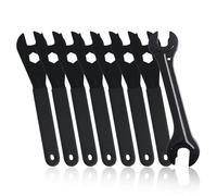 JRSHIRLEYLTD Kit d'outils de clé conique pour vélo (13, 14, 15, 16, 17, 18, 19 mm) - Écrou d'essieu de roue de vélo - Avec 1 clé de moyeu