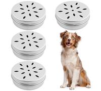 JRSHIRLEYLTD Lot de 11 boîtes rondes en métal pour chien - 6,8 x 2,5 cm - Accessoire pour chien à renifler