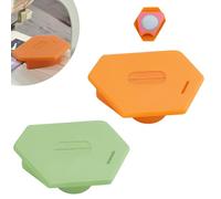 JRSHIRLEYLTD Lot de 2 guides de couture magnétiques - Ourlet multifonction - Guide de couture magnétique avec échelle - Guide de couture magnétique polygonal amovible pour débutants