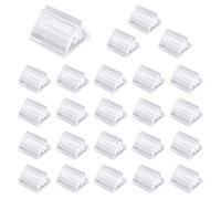 JRSHIRLEYLTD Lot de 25 supports de cartes à jouer en plastique, transparents, pour marqueurs de jeu de société, fête favor