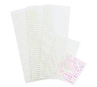 JRSHIRLEYLTD Lot de 2965 perles autocollantes - 5 feuilles de perles autocollantes - 3/4/5/6 mm - Pour mariage, vêtements, fabrication de bijoux, bricolage, colliers, bracelets, loisirs créatifs
