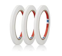 JRSHIRLEYLTD Lot de 3 rouleaux de ruban adhésif double face pour couture, bricolage, artisanat, scrapbooking (6 mm x 20 m)