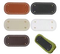 JRSHIRLEYLTD Lot de 5 fond de sac 22 x 10 cm - Fond du sac pour crochet - En cuir synthétique - Avec trous pour sac à bandoulière