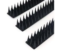 JRSHIRLEYLTD Lot de 7 pigeons répulsifs pour pigeon, pigeons, protection contre les oiseaux, pour balcons, Sparrows, Windowsill (noir)