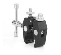 JRSHIRLEYLTD Pince de trépied avec filetage 1/4" vers 3/8", pince de support articulée, bras magique universel pour appareils photo, flash, trépied, moniteur LCD/DV, lumières LED