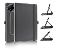 JRTAL pour DOOGEE T36 Coque, Blackview Mega2 / Mega 2 WiFi Coque, Housse Rotatif 360° avec Rabat pour DOOGEE T36 / Blackview Mega2 / OSCAL Pad 100 12" Tablet - Noir