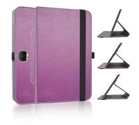 JRTAL Rotation Coque avec Honor Pad 9,360°Rotation Housse Rotatif étui Coque avec Rabat/Stand de Positionnement Support pour 12.1" Honor Pad 9 Android Tablet - Mauve