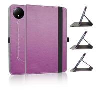 JRTAL Rotation Coque avec Xiaomi Redmi Pad SE 8.7,360°Rotation Housse Rotatif étui Coque avec Rabat pour Xiaomi Redmi Pad SE 8.7" Tablet(Non Compatible avec d'autres comprimés)- Mauve