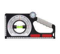 Jrudjsnhhty 1 jauge de pente multifonction pour ingénierie de construction 130 ° avec mousqueton