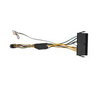 Jrudjsnhhty Câble d'alimentation ATX PSU 24P vers connecteur 6P mâle Mini 6P pour ProDesk 600 G1 600G1 800G1 Câble de conversion de carte mère