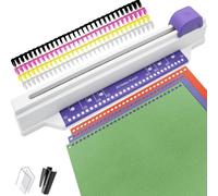 Jrudjsnhhty Classeur à 30 trous, reliure à spirale, perforatrice pour scrapbooking A4, A5, A6, A7, B5-B7