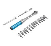 Jrudjsnhhty Clé dynamométrique pour vélo et moto, mini outil de réparation de précision de couple de 1/4 2-15 Nm, adaptateur de 3/8", accessoires de rechange d'extension