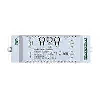Jrudjsnhhty Commutateur intelligent WiFi 2 canaux DIY Minuterie 7-32 V 2,4 G WiFi+RF433+BT Module domotique pour la maison IFTT Facile à installer Facile à utiliser