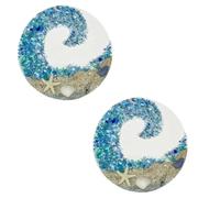 Jrudjsnhhty Décoration à suspendre en verre de mer, attrape-soleil, océan, plage, pour fenêtre, plage, verre facile à utiliser