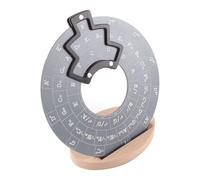 Jrudjsnhhty Disque de musique pour guitare Cercle des quintes, Cercle des quintes Roue de mélodie Outil de mélodie avec base Gris