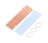 Jrudjsnhhty Dissipateur thermique SSD ultra fin en cuivre pur pour SSD M.2 2280 PCI-E NVME SSD 70 x 20 x 4 mm
