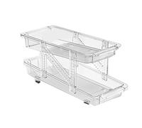 Jrudjsnhhty Distributeur de canettes de réfrigérateur à rouler pour boissons sodas et bière, facile à utiliser, 36 x 16,3 x 15,8 cm, transparent