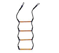 Jrudjsnhhty Échelle de corde de bateau 4 marches pour bateau gonflable, kayak, bateau à moteur, canoë