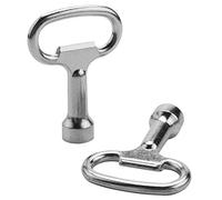 Jrudjsnhhty Fente de clé pour boulon triple coin triangulaire en métal 8 mm x 2
