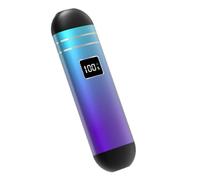 Jrudjsnhhty Haut-parleur Bluetooth sans fil à conduction osseuse portable sous l'oreiller avec carte TF intégrée 32 Go pour dormir Bleu