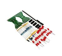 Jrudjsnhhty Kit de bricolage électronique à 30 LED double couche PCB Board Composants Soudure Suite Rouge LED Rouge