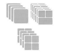 Jrudjsnhhty Kit de réparation de 14 feuilles de 3 tailles pour moustiquaire de fenêtre en maille, ruban de réparation d'écran