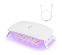 Jrudjsnhhty Lampe UV portable en résine UV, durcissement rapide utilisé pour la fabrication de bijoux en résine, durcissement des moules en résine