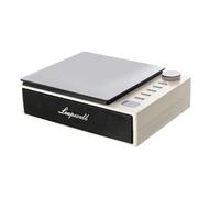 Jrudjsnhhty Lecteur CD portable avec Bluetooth, radio FM, USB, mode optique, batterie rechargeable, télécommande et haut-parleurs HiFi